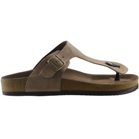 Resim Bueno Shoes Kum Nubuk Deri Erkek Parmak Arası Terlik 05mt101 