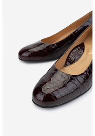 Resim Valmenti Kadın Hakiki Deri Bordo Comfort Ayakkabı 611 H40035 Bn Ayk Y25 Bordo Bordo 