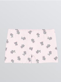 Resim LC Waikiki Pembe Desenli Kız Çocuk Boxer 3'lü 