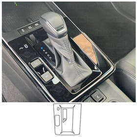 Resim Toyota Yaris Cross Uyumlu Vites Etrafı Ve Vites Gösterge Piano Black Tpu Koruyucu 2li Set 2025 