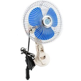 Resim CARSPEC Metal Vantuzlu Oto Vantilatör Çakmaklık Girişli 24 Volt 8 Inç 