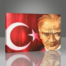 Resim Arty Tablo Atatürk Yağlı Boya AMZ-AKB032-x 55x40 