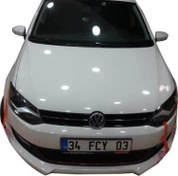 Resim Vw Polo 6R Ön Tampon Eki Plastik Boyasız 2009-2014 Makyajsız Stuning