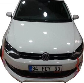 Resim Vw Polo 6R Ön Tampon Eki Plastik Boyasız 2009-2014 Makyajsız 