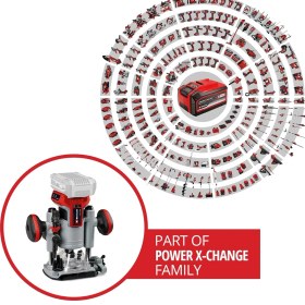 Resim Einhell Professional Akülü Dik Freze Tp-Ro 18 Li Bl-Solo Power X-Change (18 V, Li-Ion, 35 mm Hareket 