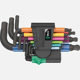 Resim Wera Hex-Plus 950/9 Çok Renkli Allen Anahtar Seti 