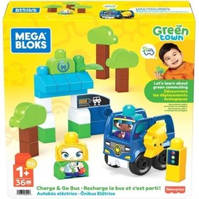 Resim Mego Blocks Doğa Dostu Otobüs Seti Hdx90 