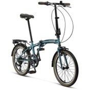 Resim Ümit 2034 CUNDA KATLANIR BİSİKLET V 20 JANT 6 VİTES P.BLUE GOLD 