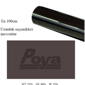 Resim Siyah Cam Filmi 100Cm X 4M - Black %25 