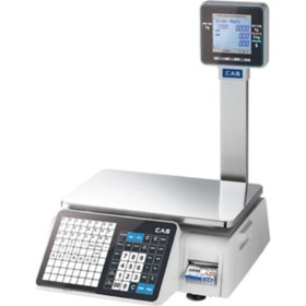 Resim Marmara Qumasch Cas CL3000 15KG 202DPI Direkt Termal Ethernet LCD Ekran Boyunlu Barkodlu Terazi 