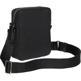 Resim Calvin Klein Erkek Siyah Calvin Klein Embossed Woven Reporter Erkek Siyah Omuz Çanta 