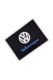 Resim TUSBA MARKET Volkswagen Logolu Anahtarlıklı Mavi Oto Ayna Askı Ipi | Volkswagen Araç Torpido Üstü Kaydırmaz Ped 