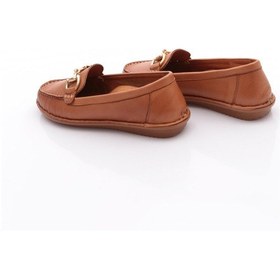 Resim Dgn E224 Kadin Loafer Ayakkabi Taba 