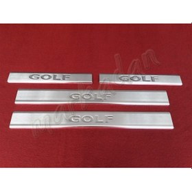 Resim Db Chrome Vw Golf 6 Krom Kapı Eşiği 2009-2012 4 Parça P.Çelik 