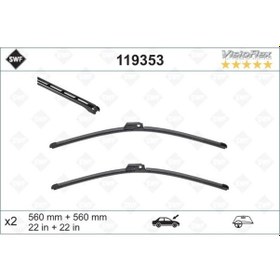 Resim Valeo Sılecek Supurgesı Takımı 560mm / 560mm Mercedes W203 Cl203 S203 C209 A209 . Audı IS00-VALEO 119353 