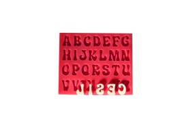 Resim Feyza Design Yüksek Kaliteli Büyük Harf Silikon Kalıp, Çok Amaçlı Kullanım 