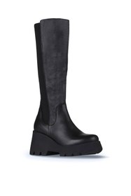 Resim Bueno Shoes Siyah Deri Kadın Dolgu Topuklu Çizme 01wz8405 