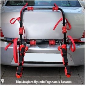 Resim Carda 3'Lü Bisiklet Taşıyıcı Taşıma Aparatı Bagaj 