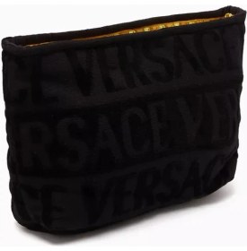 Resim Versace Barocco Seyahat Eşyaları Organizatörü, Couture Lüks Seyahat Çanta 