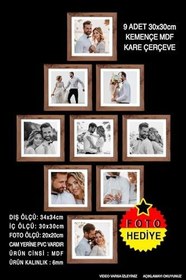 Resim yhfoto 9 Adet 30x30 Kemençe Seti kemençe 