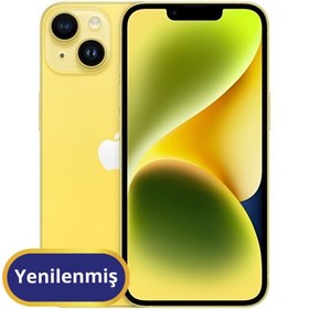 Resim Apple iPhone 14 Yenilenmiş TR Garanti | 256 GB Sarı 