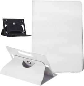Resim Apple İpad MW742TU\u002FA Universal Standlı Premium Tablet Kılıfı Beyaz 