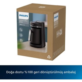 Resim Philips Türk Kahvesi Makinesi Siyah & Gümüş 