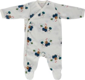 Resim Prematüre Pijama Tulum Art-6945 Arabalı Ayı Sevi Bebe