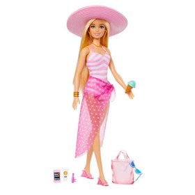 Resim Barbie Plaj Günü Oyun Seti - Barbie HPL73 