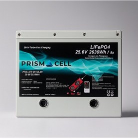 Resim Prismacell 25.6v 105ah Lifepo4 Akü Solar & Marin 