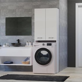 Resim Ruken Banyo Dolabı-çok Amaçlı-çamaşır Makinesi Dolabı Beyaz 