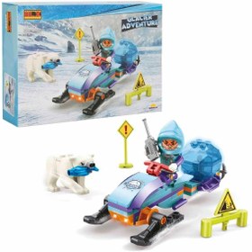 Resim Sunman Oyuncak Glacier Kar Motosikleti ve Kutup Ayısı 29312 59 Parça 00004417 