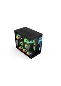 Resim Gametech Vision Lcd 7 Argb Fanlı Siyah Gaming Kasa 