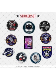 Resim Bdls30 Küçük Boy 10lu Sticker Seti 