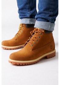 Resim Timberland Premium 6 İn Waterproff Boot Rust Nubuck Hakiki Deri Su Geçirmez Erkek Bot Tarçın Tarçın 