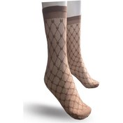 Resim Kadın Norma Dizaltı Çorap Ten 