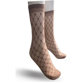 Resim Kadın Norma Dizaltı Çorap Ten 