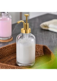 Resim Yuvarlak Cam Sıvı Sabunluk Retro Şık Sabunluk 500 Ml Çok Renkli 