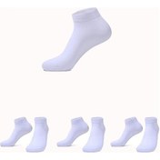 Resim 3Lü Erkek Pamuklu Penye Kısa Patik Çorap 