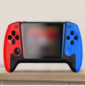 Resim Gaojunshop01 Retro 3.5 Inç Büyük Ekran Klasik Mini Konsol Kırmızı Ve Mavi 