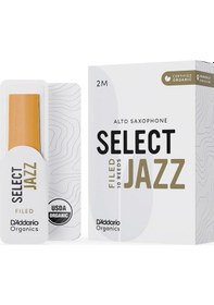 Resim D'addario Orsf10asx2m Organic Select Jazz Filed Alto Saksafon Kamışı No: 2 Medium Profesyonel/caz - 10'lu Paket Kimyasalsız Organik Tarım Sertifikalı Ve Orta Sertlikte Doğal Ses 