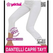 Resim Yıldız 3615 Dantelli Capri Tayt 