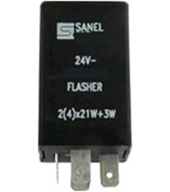 Resim Sanel 24v Elektronik Flaşör 4 Uçlu ikazlı N11.16025 