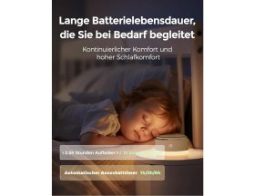 Resim Taşınabilir Ses Makinesi ve Dokunmatik Lamba, 20 Ses, Zamanlayıcı ve Hafıza Fonksiyonu 