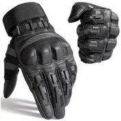 Resim Skycity Erkekler İçin Dokunmatik P z Kaymaz Sert Eklem Eldivenleri Siyah L 