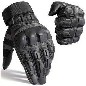 Resim Skycity Erkekler İçin Dokunmatik P z Kaymaz Sert Eklem Eldivenleri Siyah L 