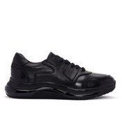 Resim Derimod Erkek Siyah Bağcıklı Deri Casual Sneaker 24sfd6507ft 
