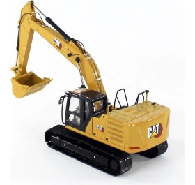 Resim Diecast Masters 85585 1/50 Ölçek, Cat 330 Exkavatör, Sergilemeye Hazır Metal Iş Makinası Modeli 