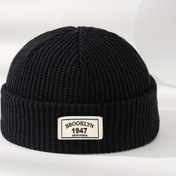 Resim TEEN Çift Cinsiyetli Beanie Şapka - Akrilik Örgü Kafa Kapağı Alfabesi Deseni, Tüm Mevsim Esnek Bayrak Teması, 15+ Yaş için Hafif, Makine Yıkamalı Toggle Kapatma ile 