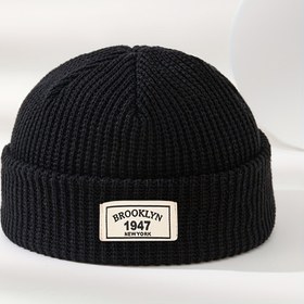Resim TEEN Çift Cinsiyetli Beanie Şapka - Akrilik Örgü Kafa Kapağı Alfabesi Deseni, Tüm Mevsim Esnek Bayrak Teması, 15+ Yaş için Hafif, Makine Yıkamalı Toggle Kapatma ile 
